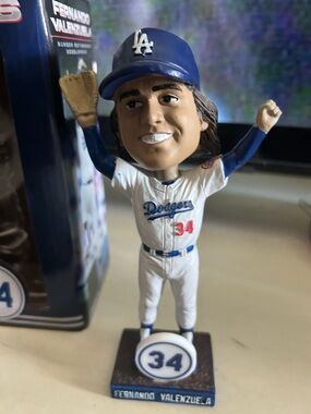Fernando Valenzuela 2023 Los Angeles Dodgers #34 Bobblehead SGA